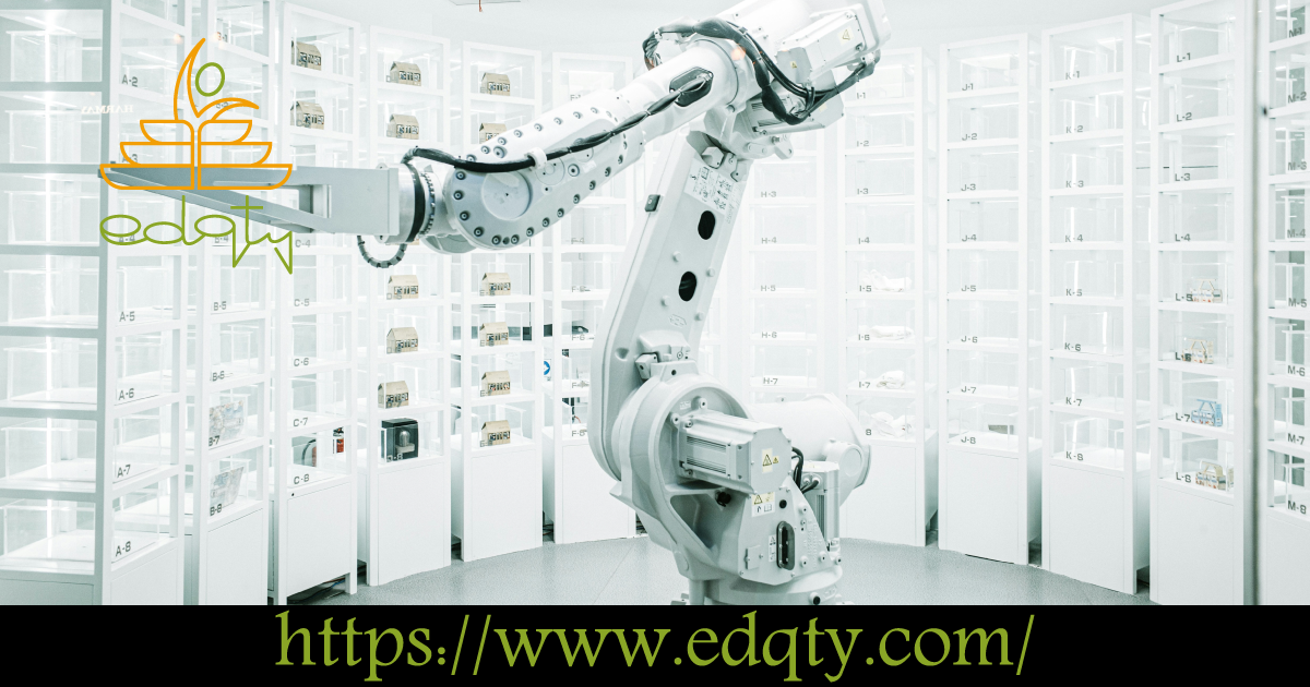 Advanced robotic arm in a high-tech facility symbolizing AI-driven innovation and big data applications