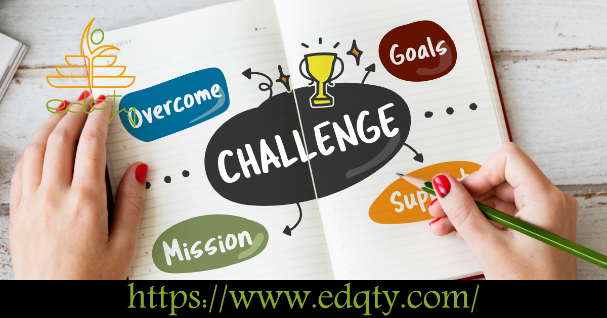 Open notebook with a mind map on overcoming challenges symbolizing strategies to address obstacles in education