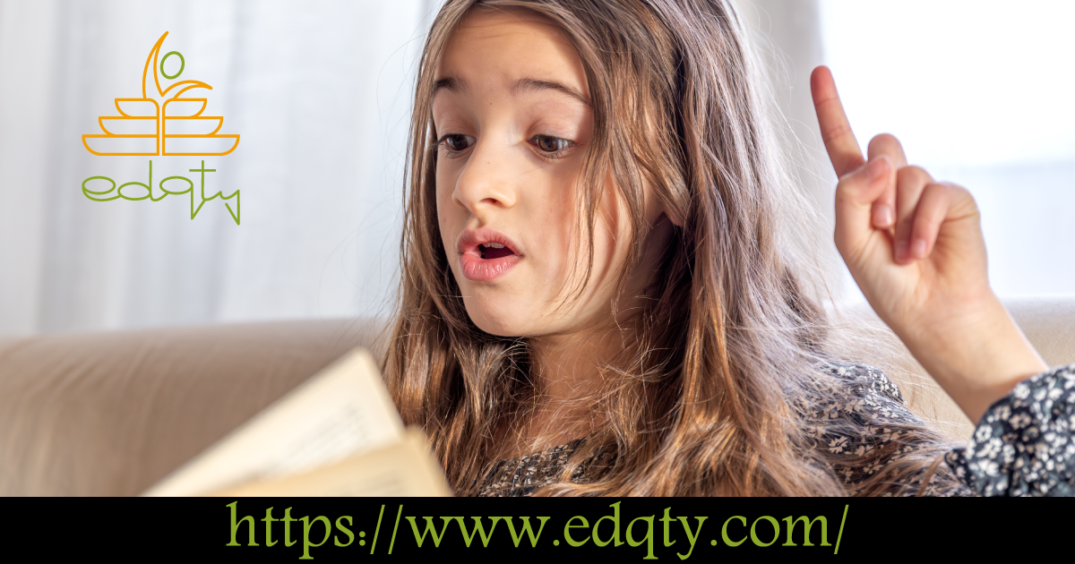 A child discussing a storybook improving reading comprehension and critical thinking