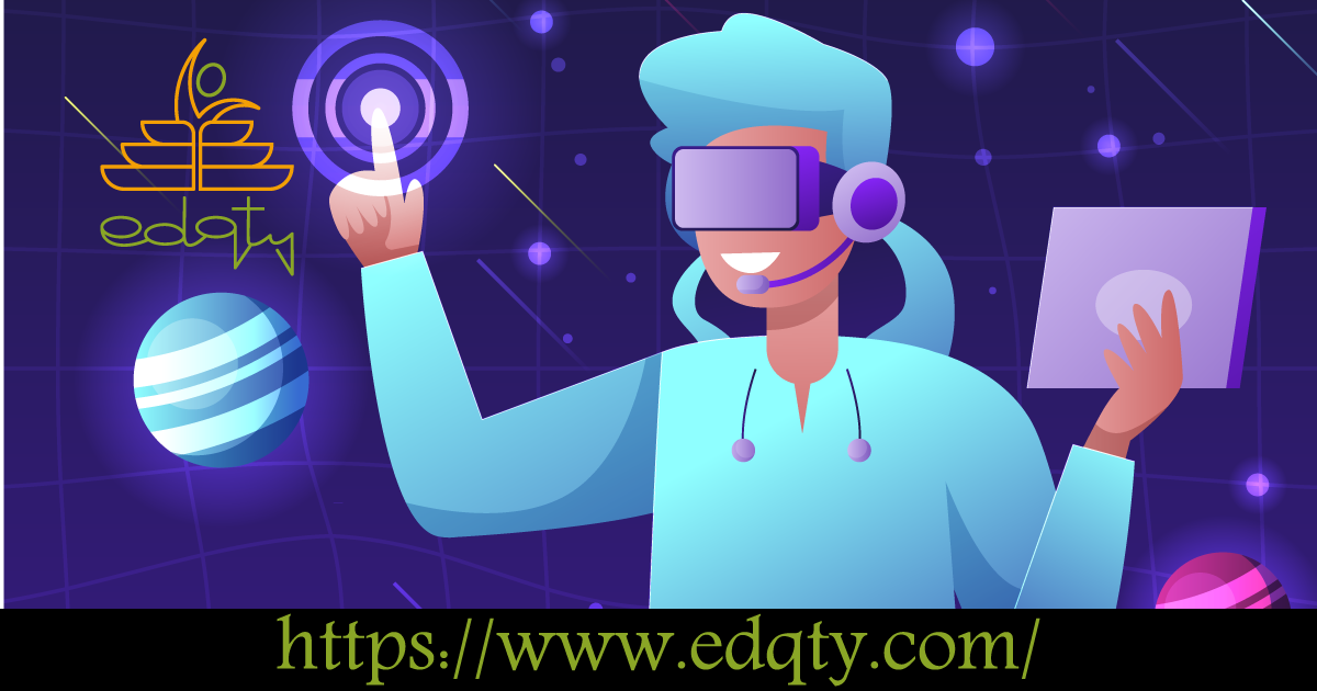Illustration of a person using virtual reality symbolizing the psychological engagement and interactive elements that make gamification in education effective