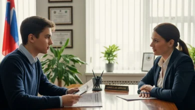 What type of questions are asked in a student visa interview?